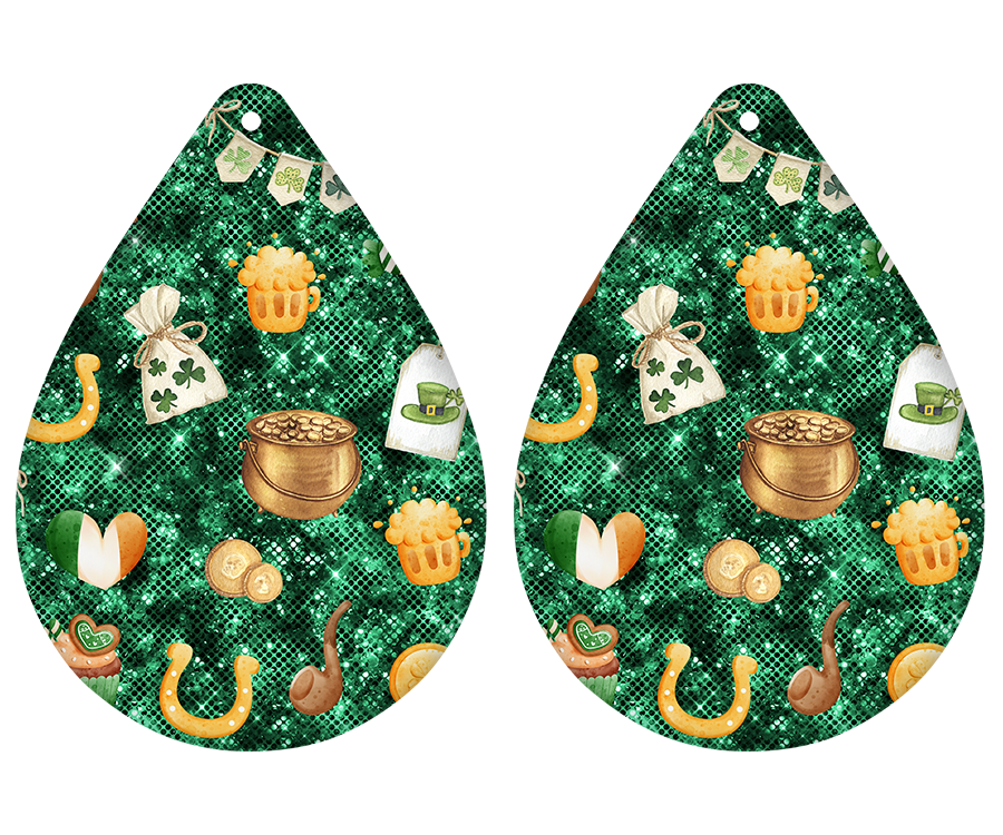 St Patrick's Day Earrings