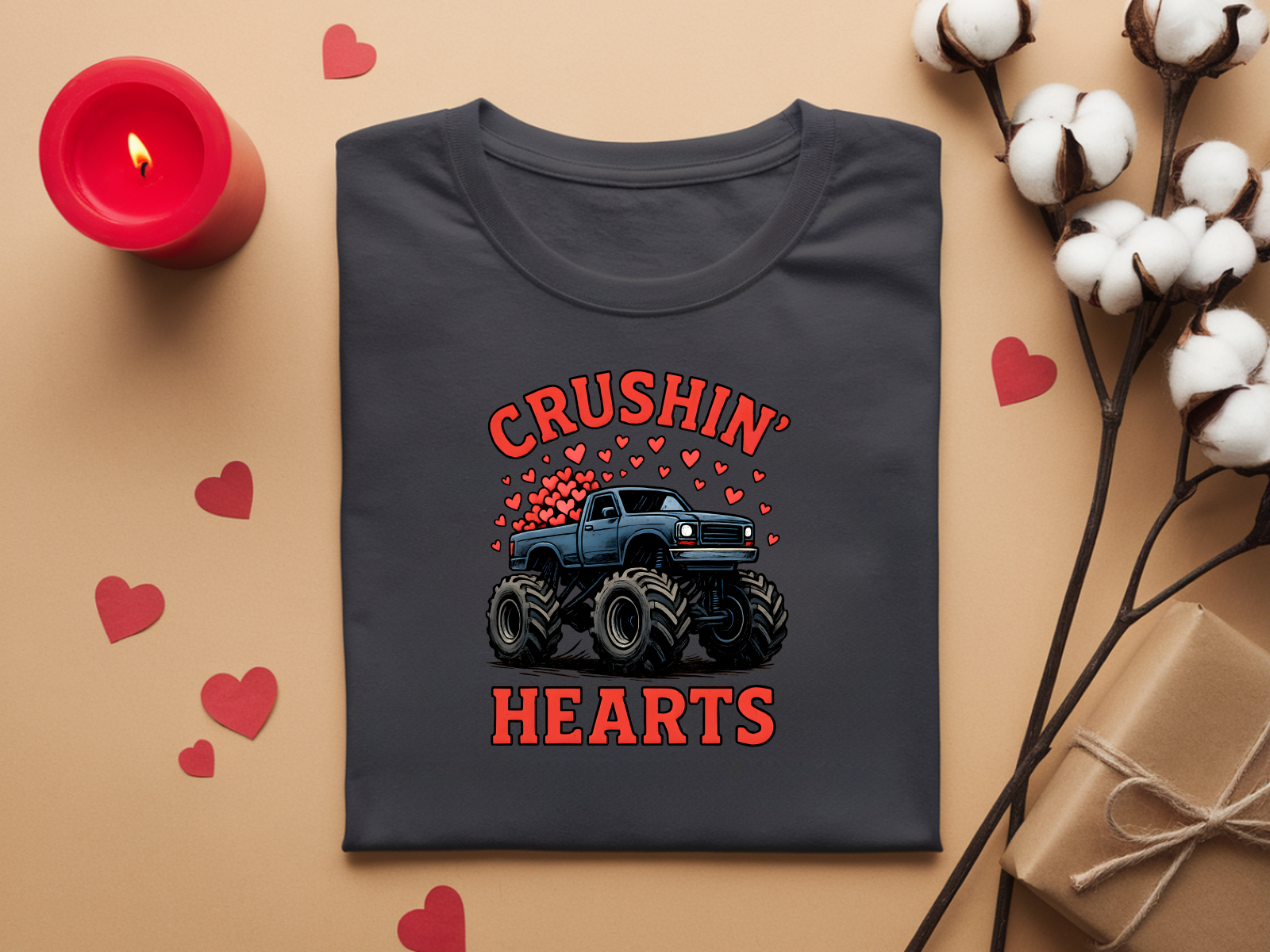 "Crushing Hearts" Dump Truck T-Shirt