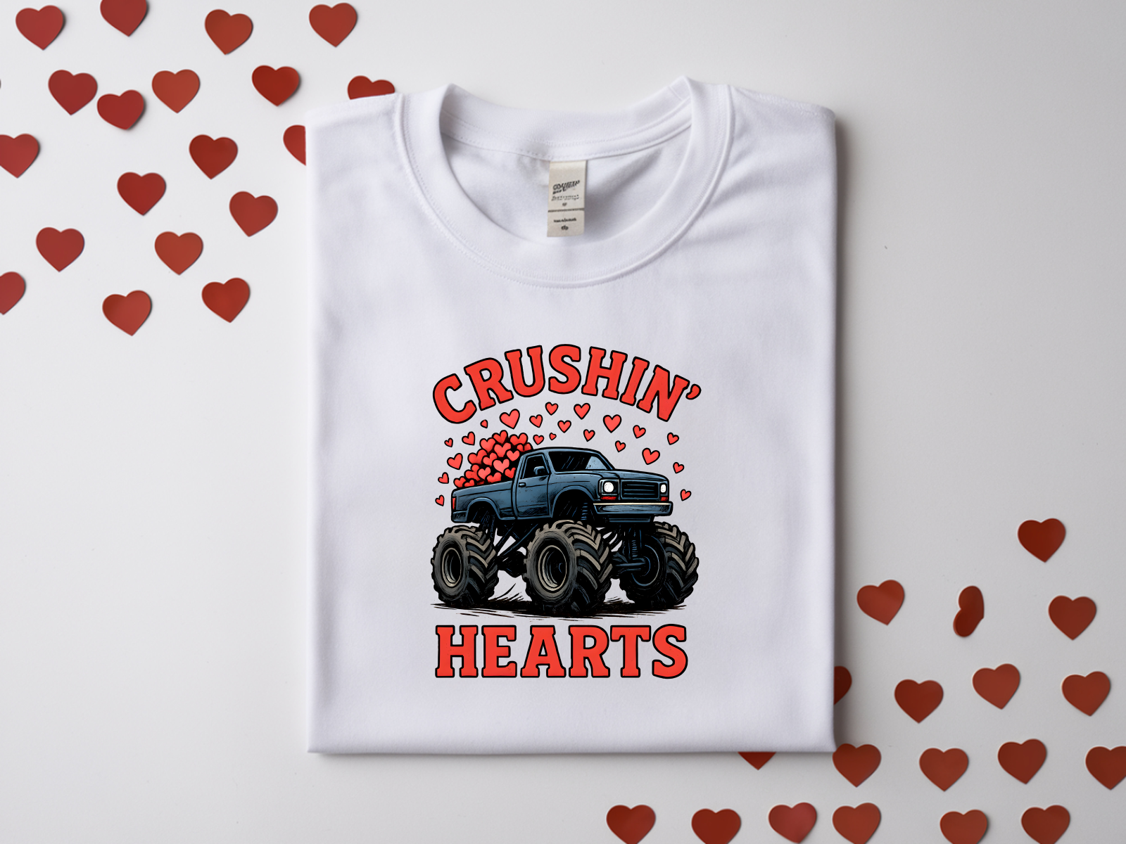 "Crushing Hearts" Dump Truck T-Shirt