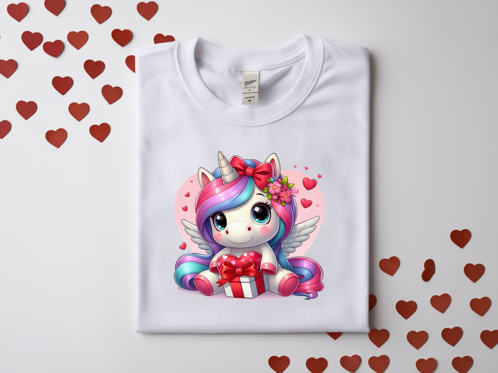 Valentine's Day Unicorn Top
