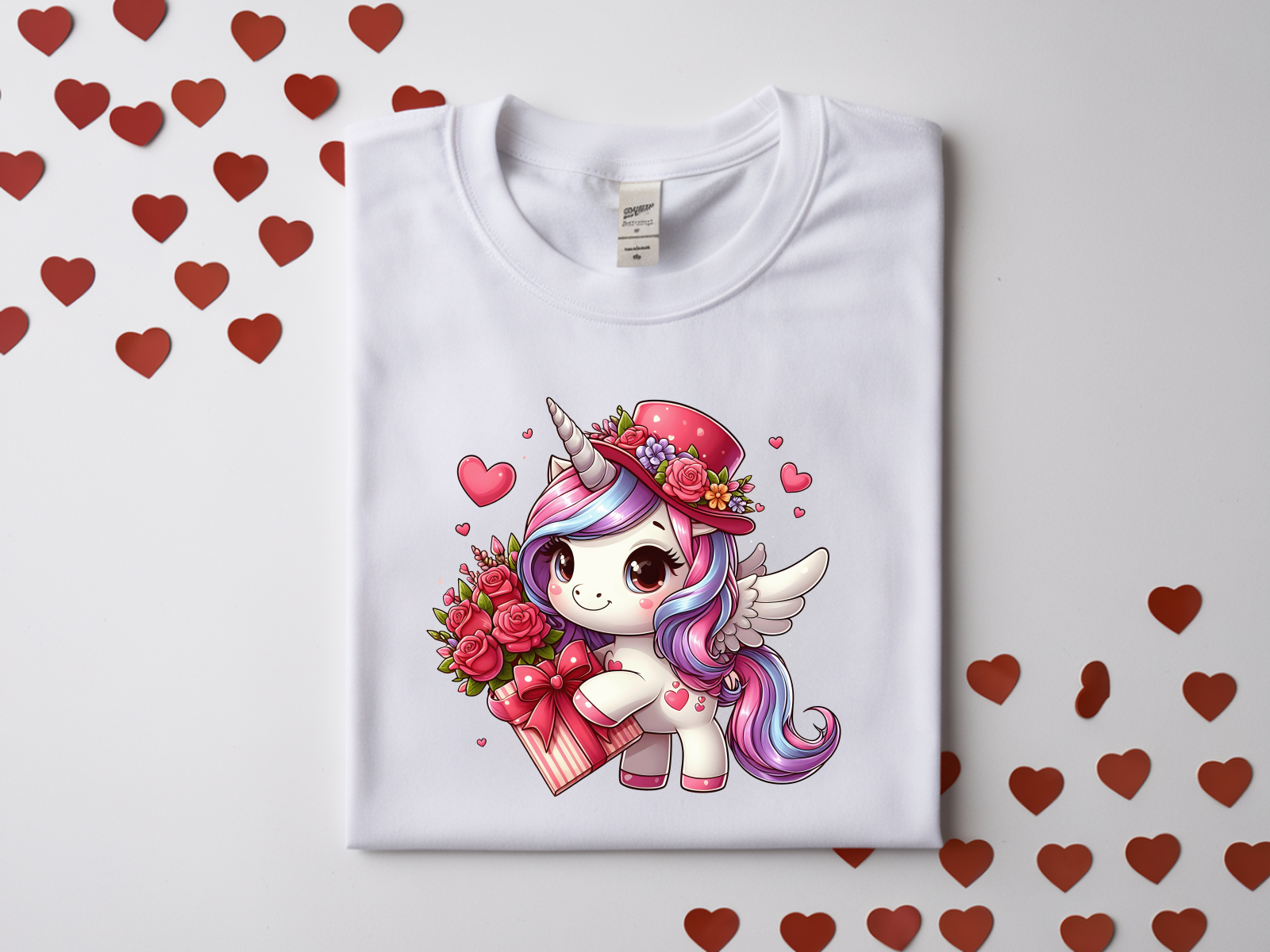 Valentine's Day Unicorn Top