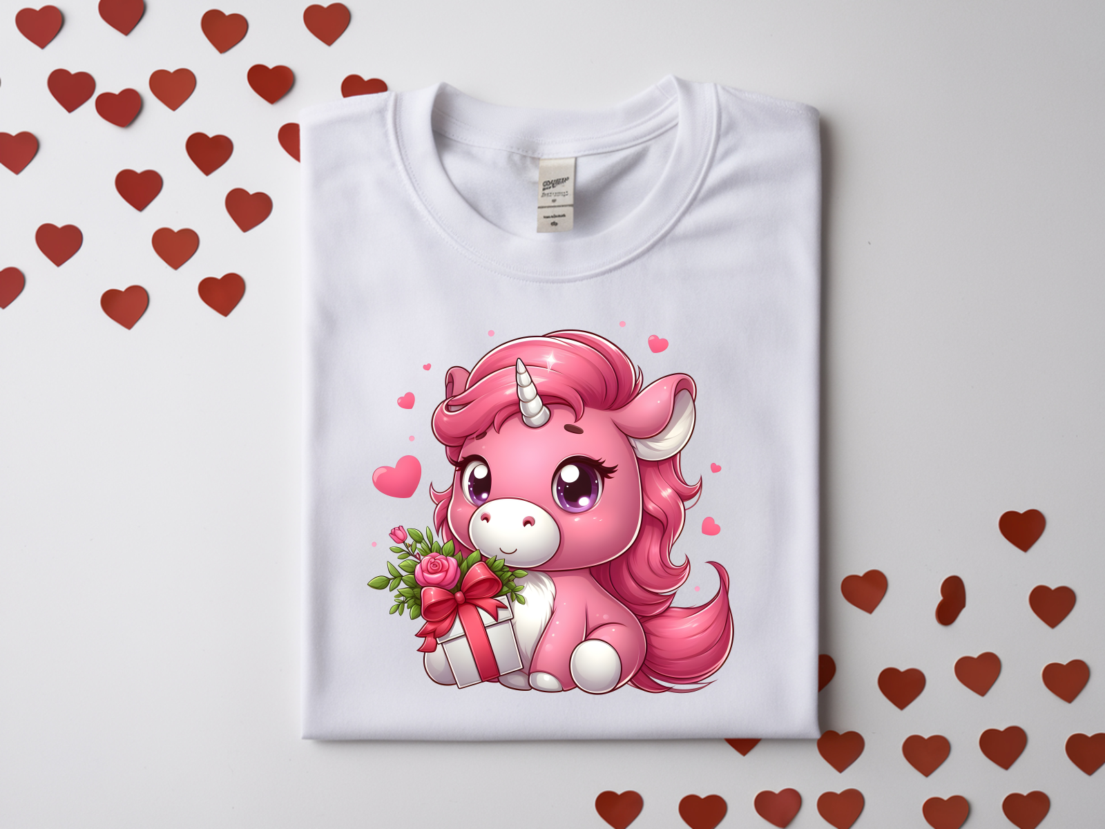 Valentine's Day Unicorn Top