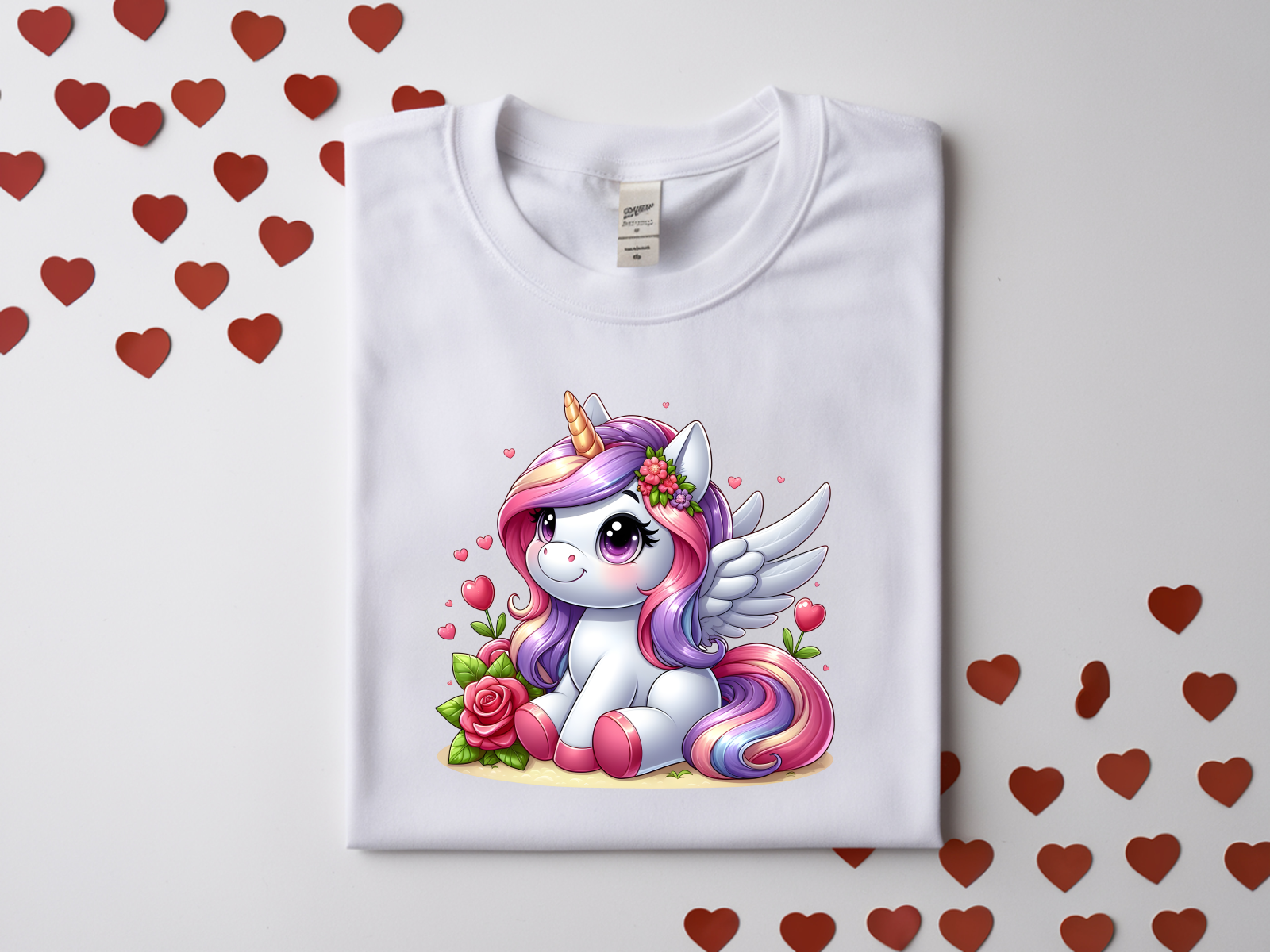 Valentine's Day Unicorn Top