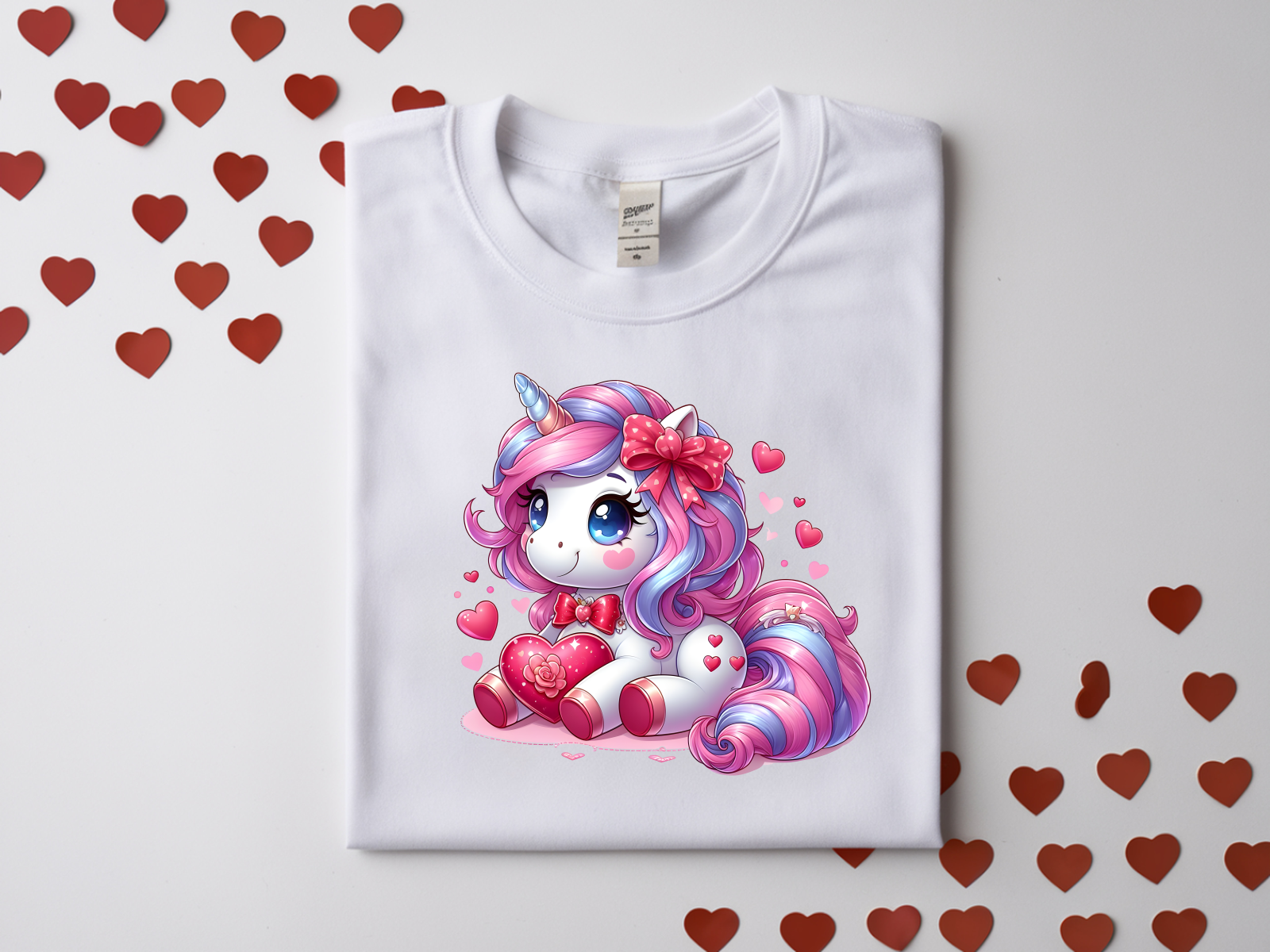 Valentine's Day Unicorn Top