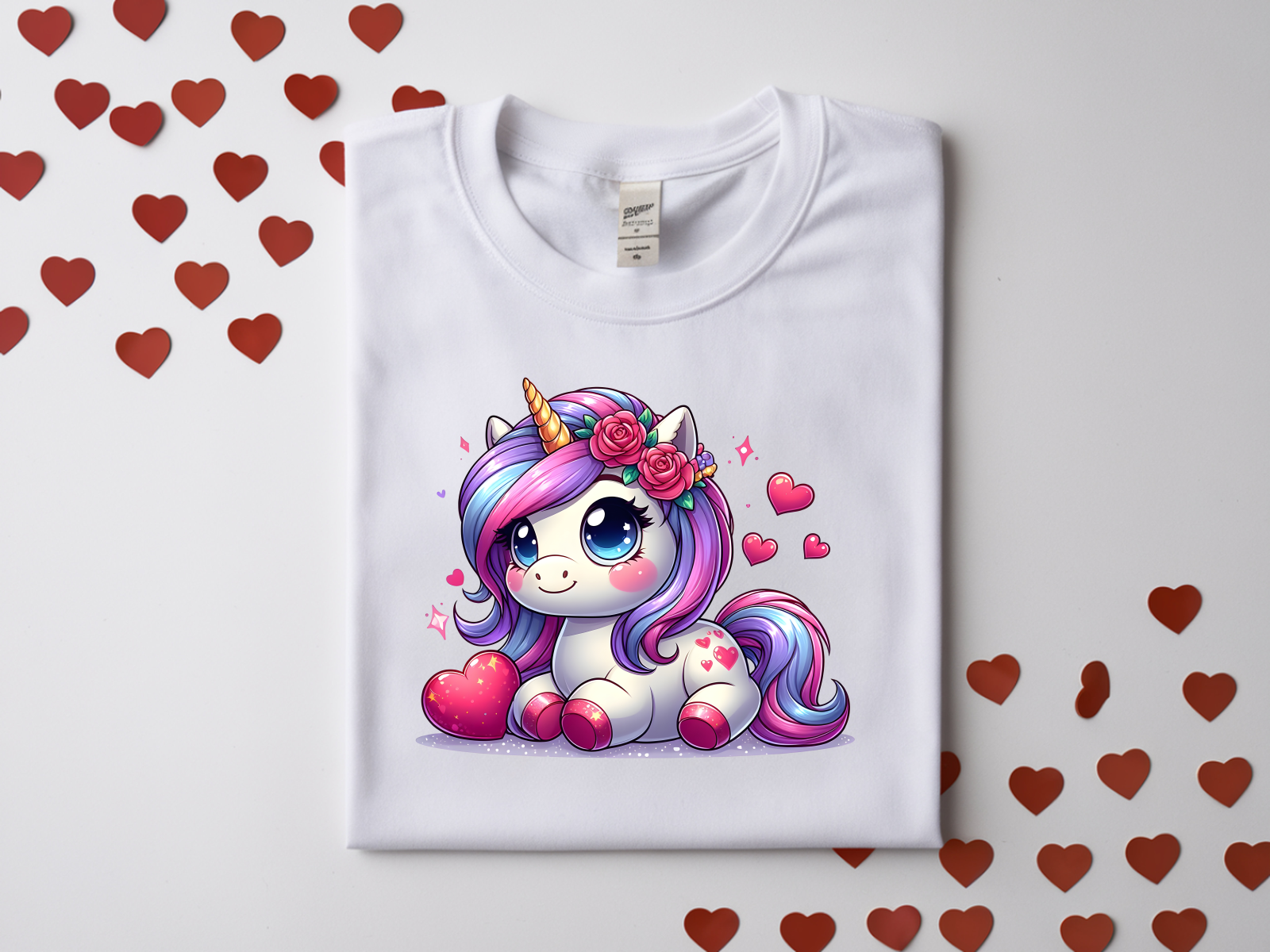 Valentine's Day Unicorn Top