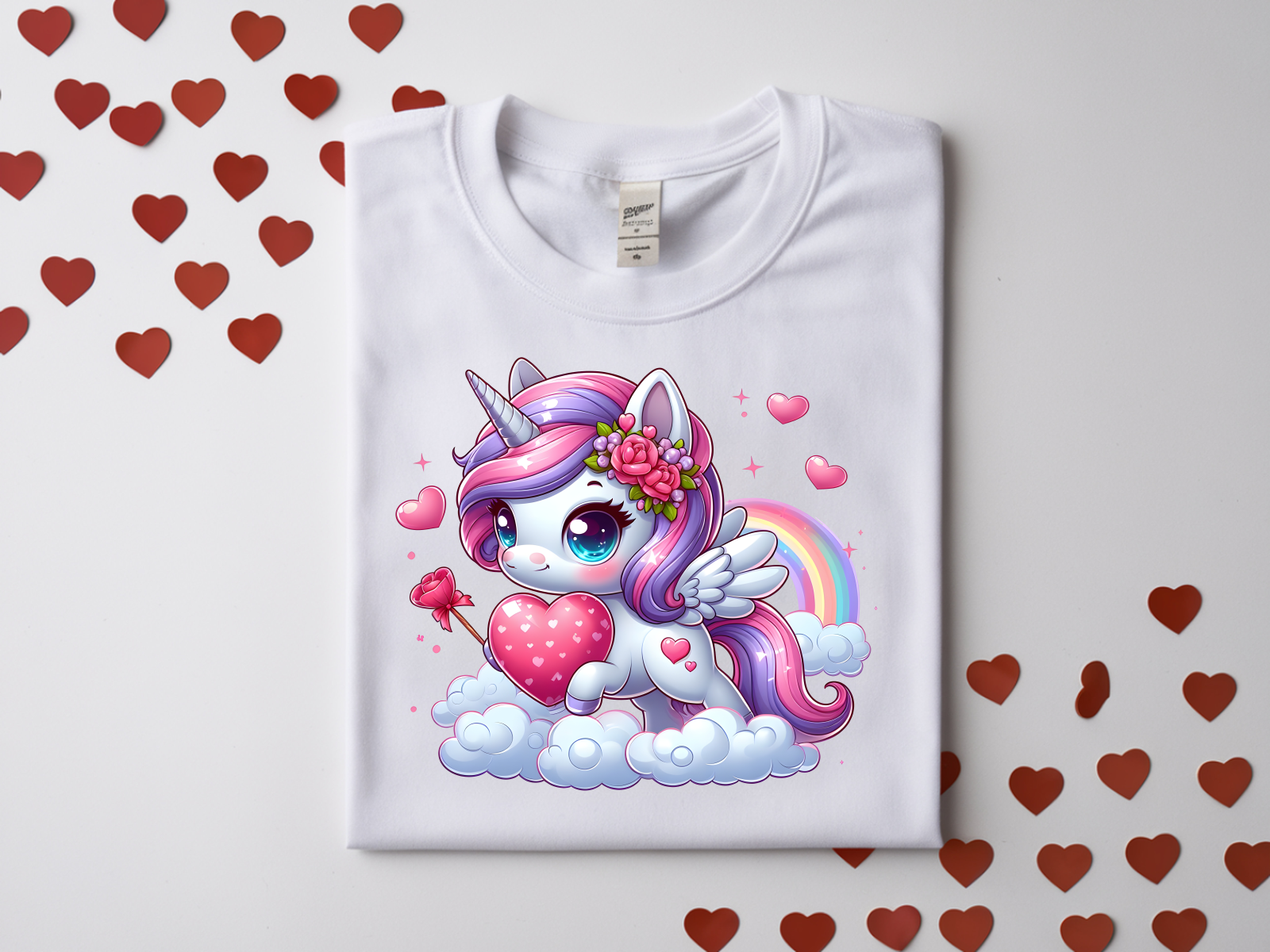 Valentine's Day Unicorn Top