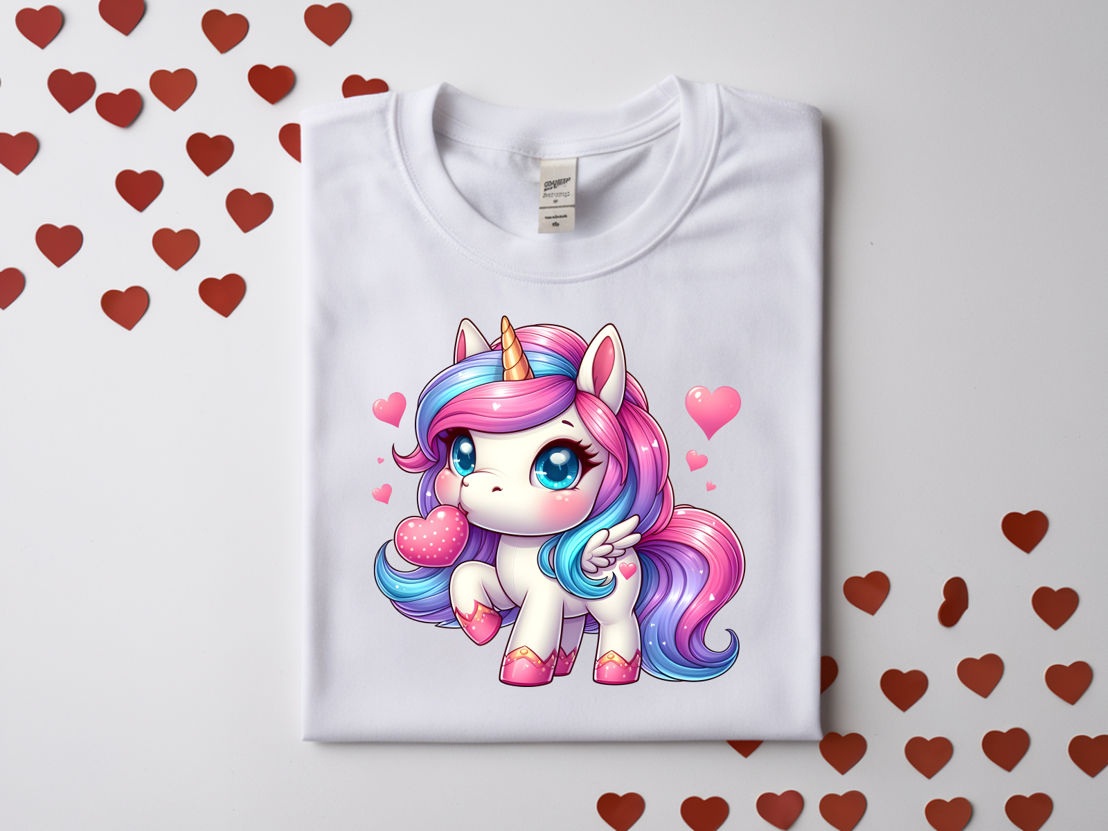 Valentine's Day Unicorn Top