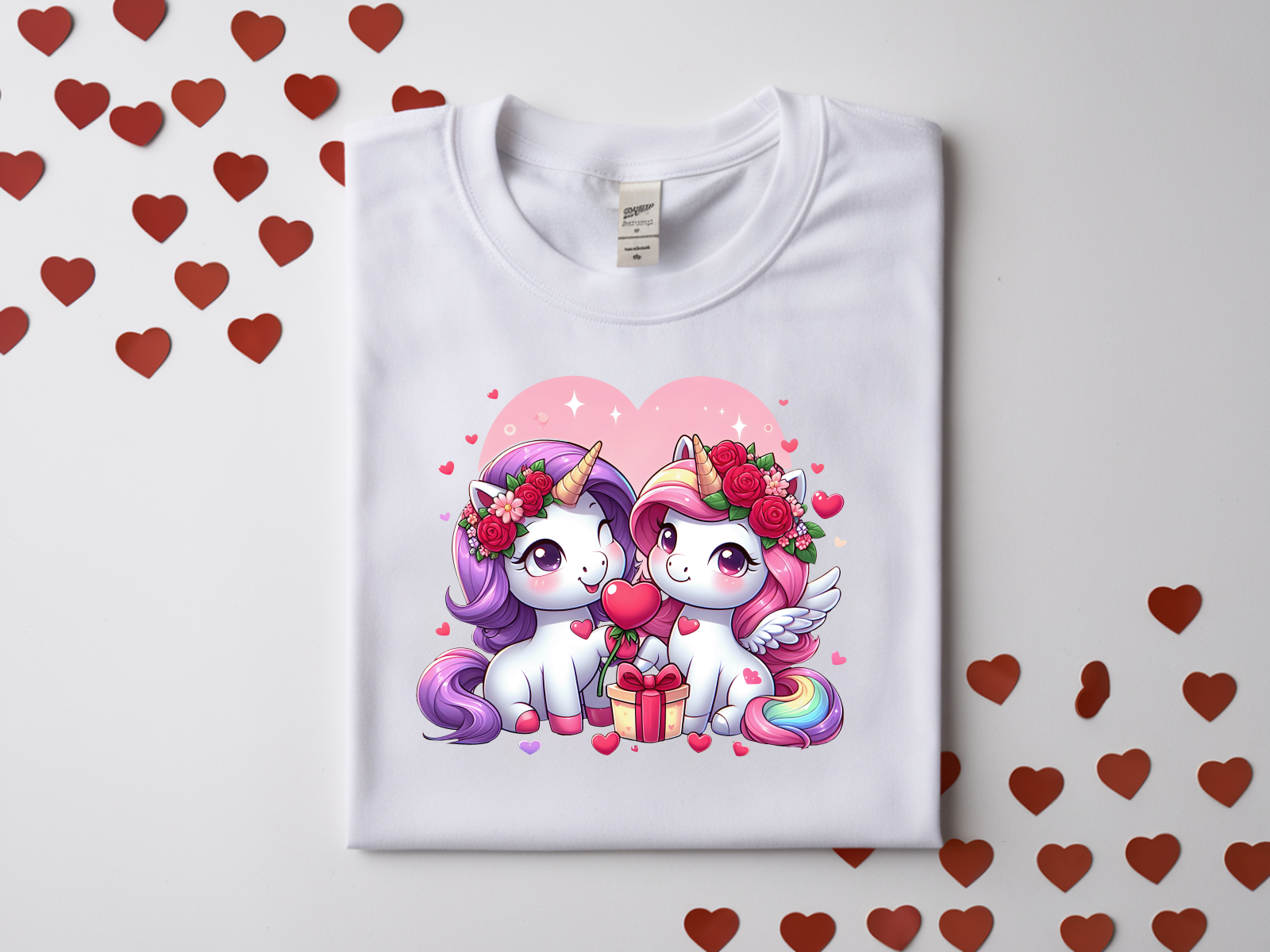 Valentine's Day Unicorn Top