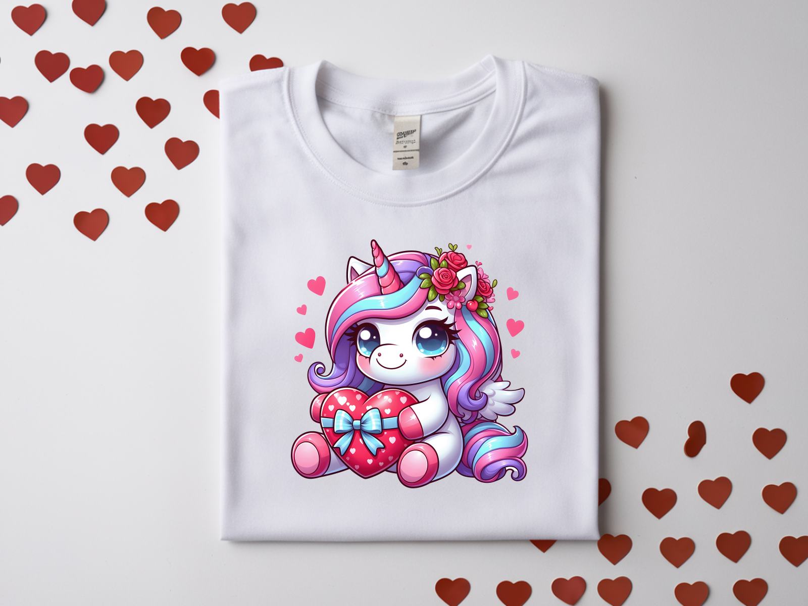 Valentine's Day Unicorn Top