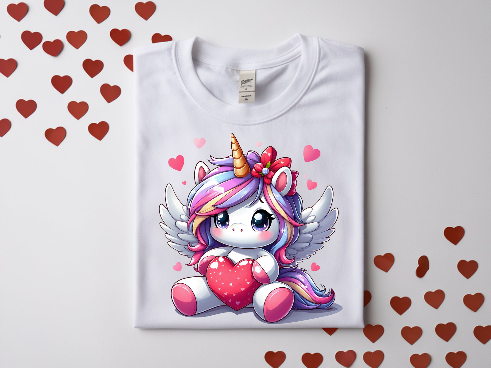 Valentine's Day Unicorn Top