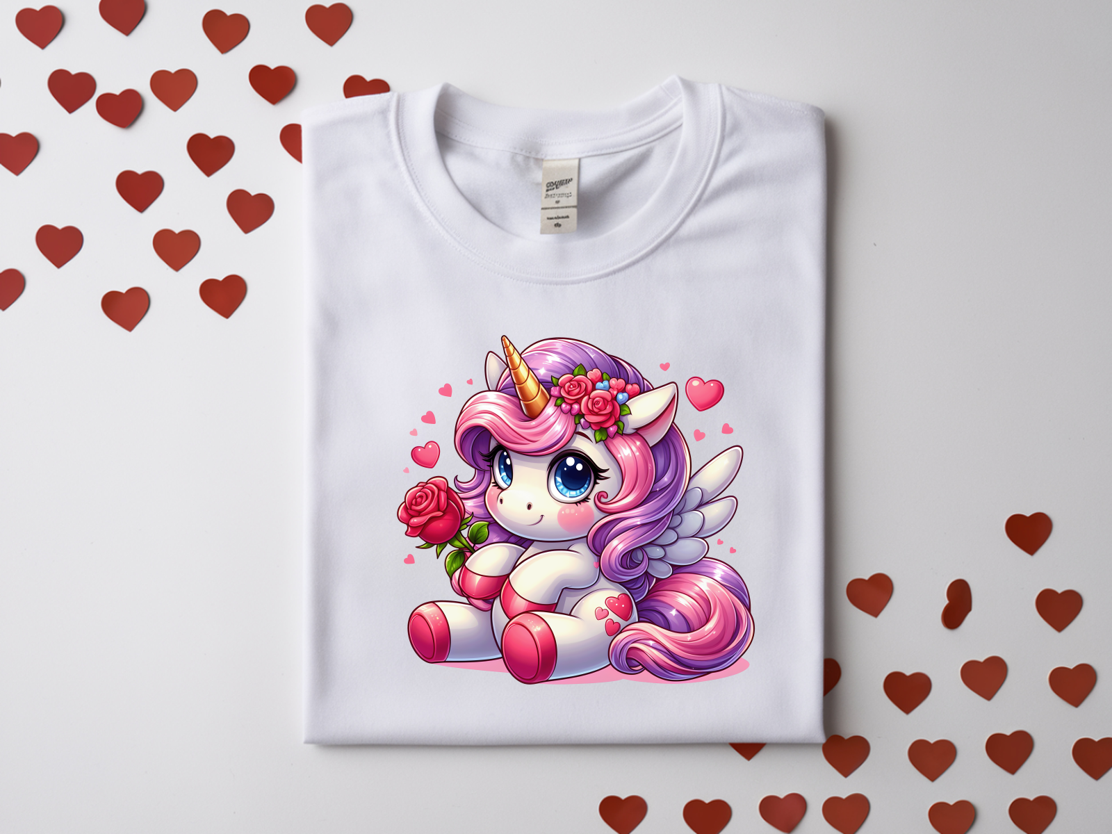 Valentine's Day Unicorn Top