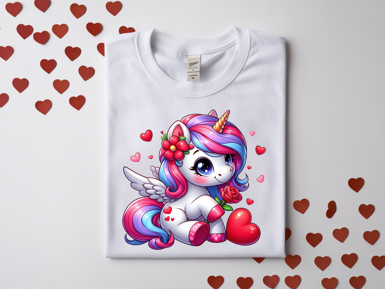 Valentine's Day Unicorn Top