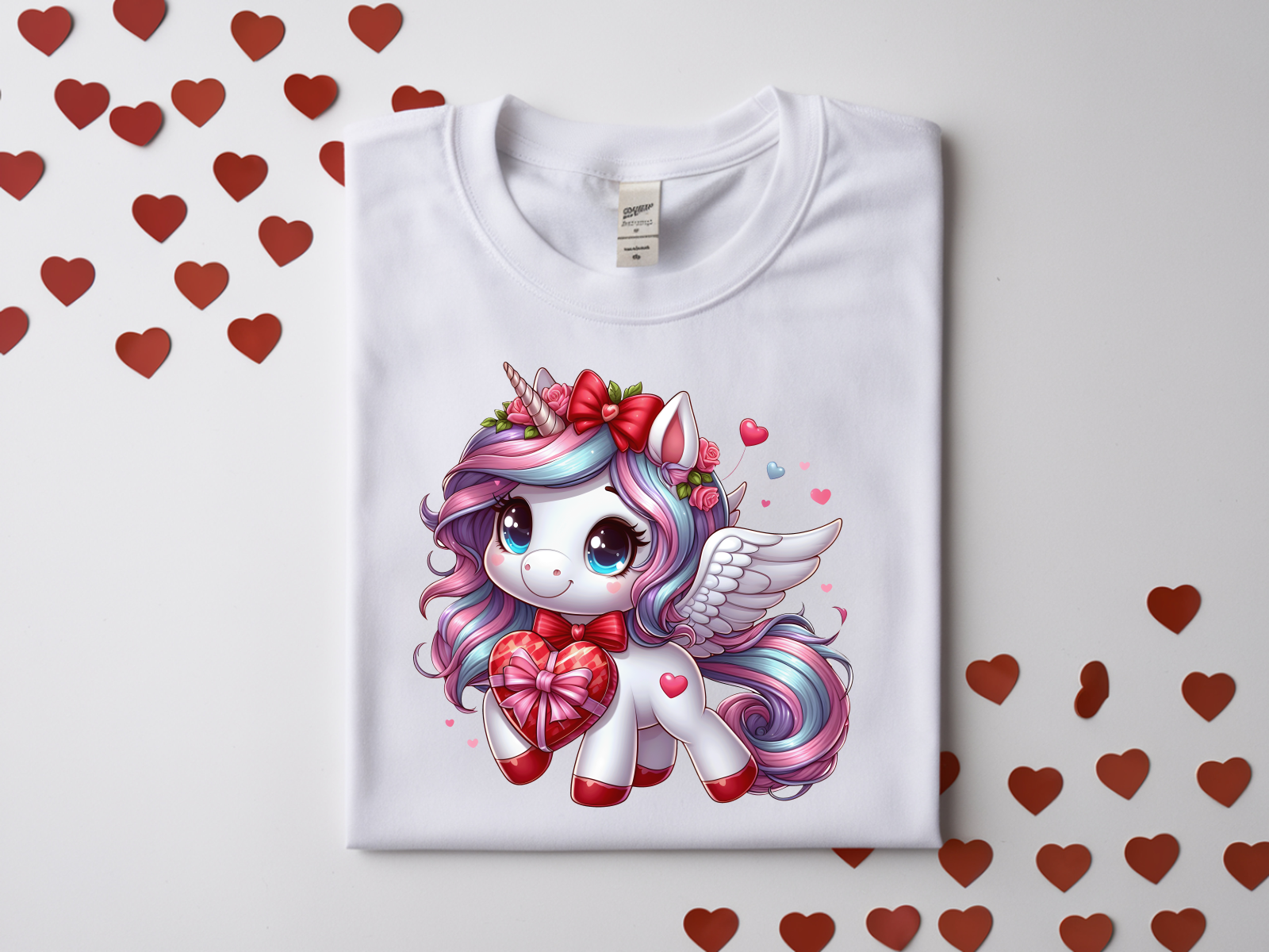 Valentine's Day Unicorn Top