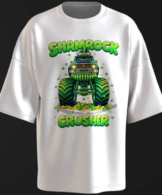 Shamrock Crusher Monster TruckT-Shirt