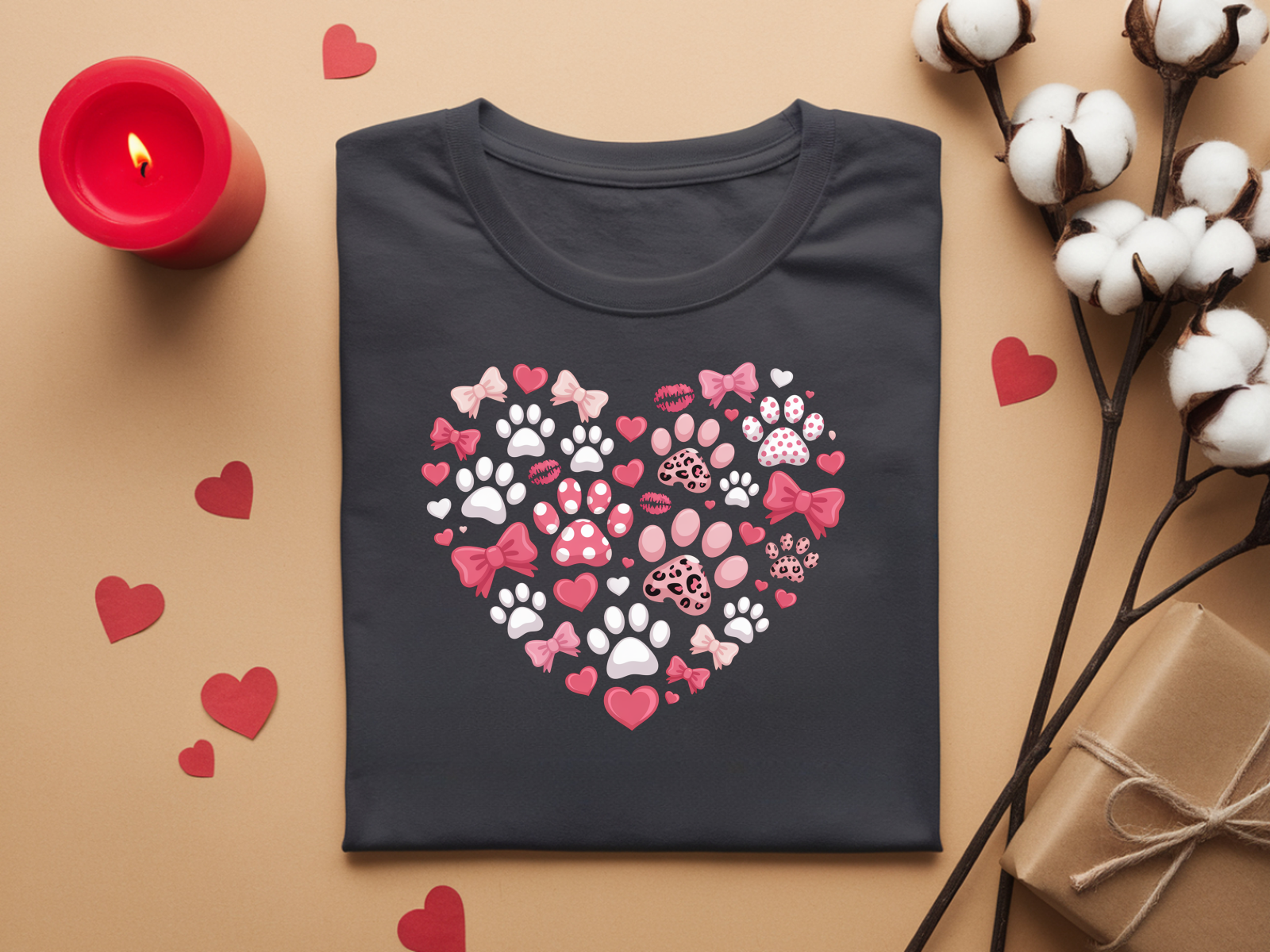 Pet Themed Mandala Heart