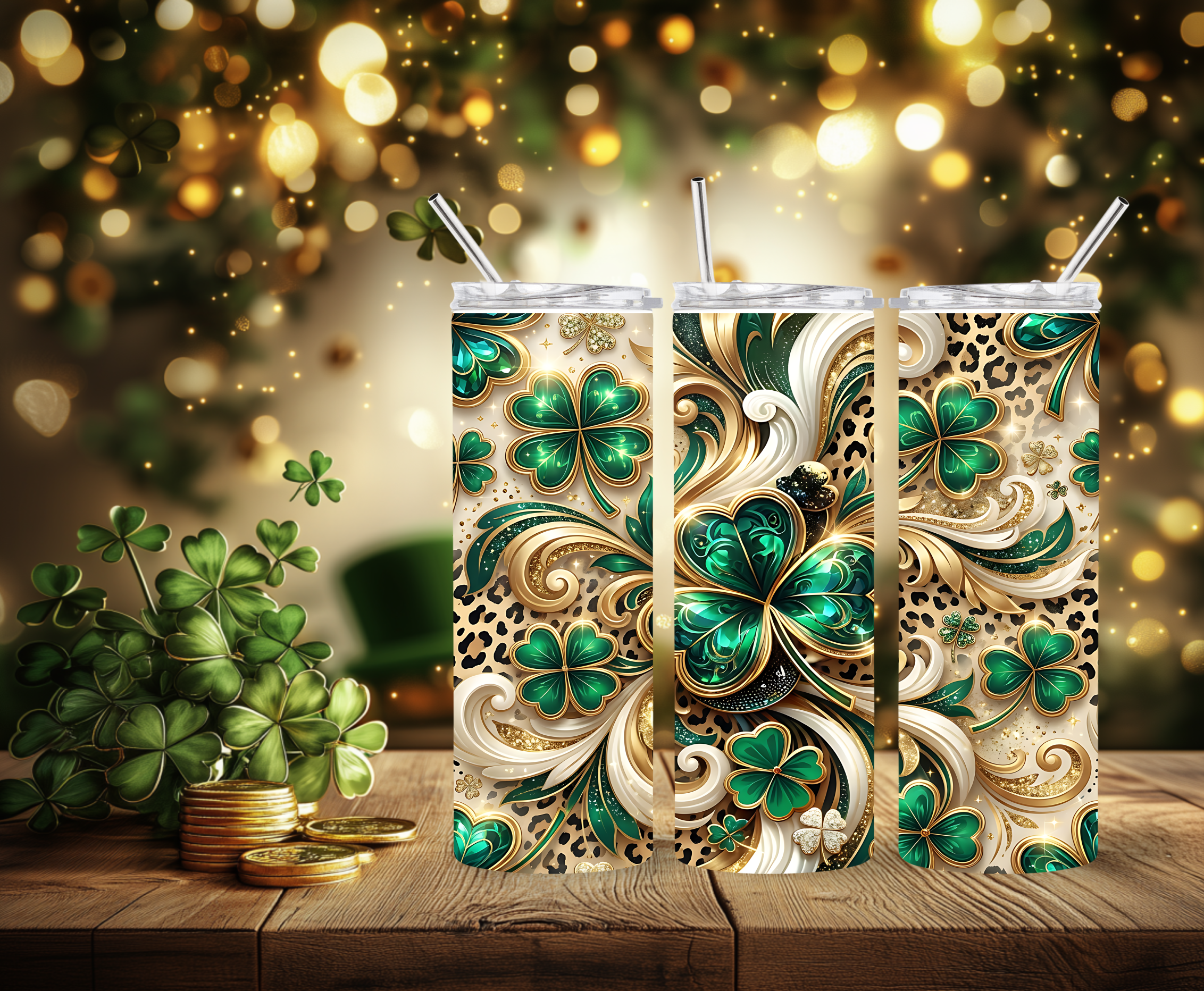 Luxe Shamrock Tumbler