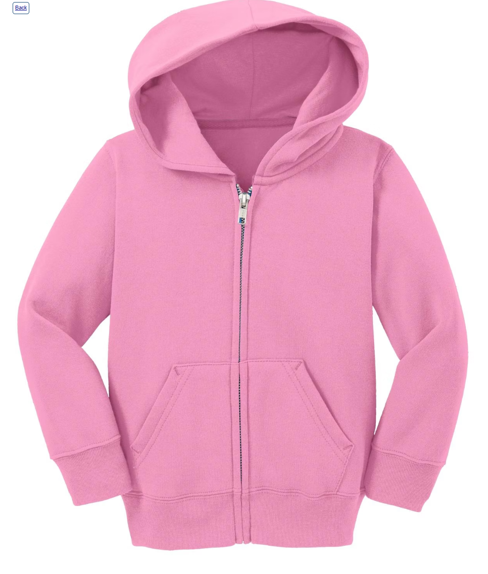 Toddler Full Zip Hoodie