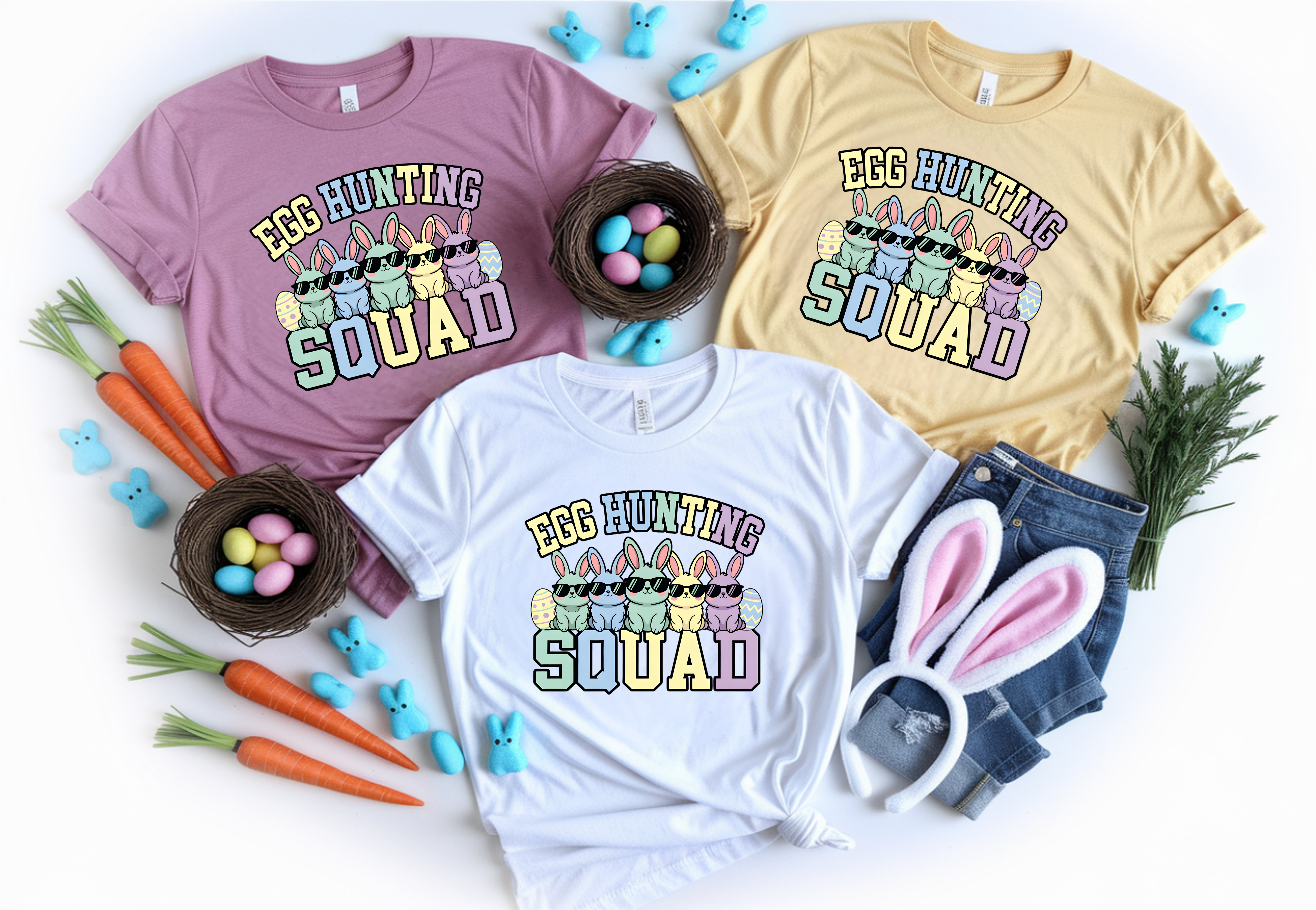 Egg Hunting Squad Easter T-Shirt