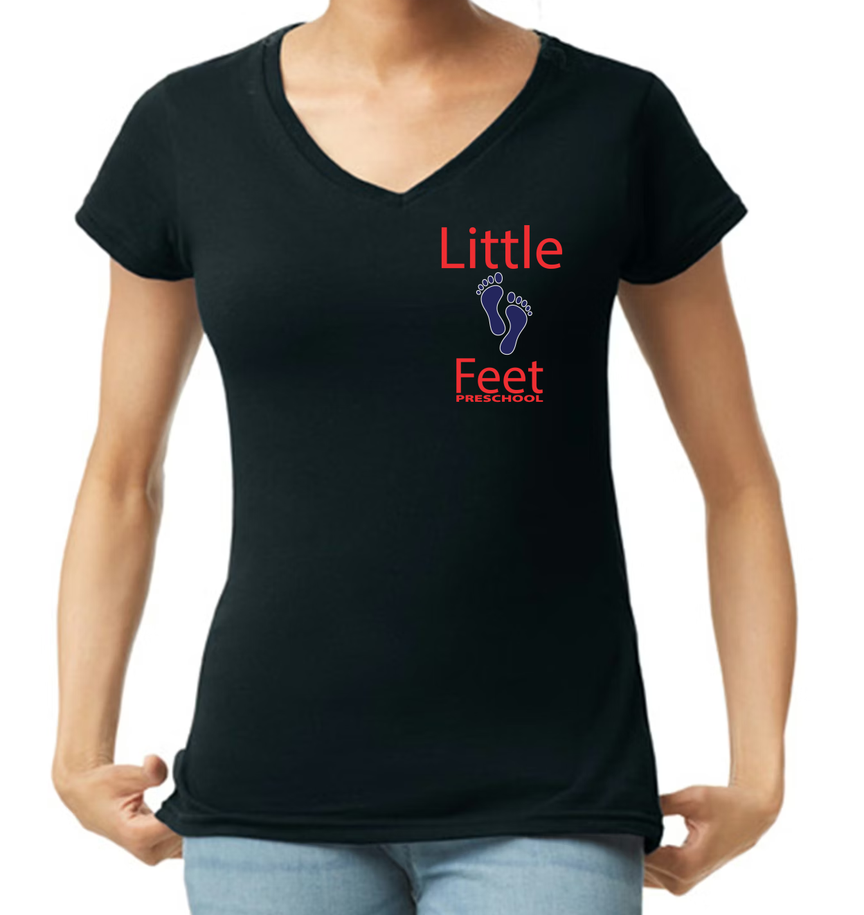 Ladies Fitted VNeck T-Shirt