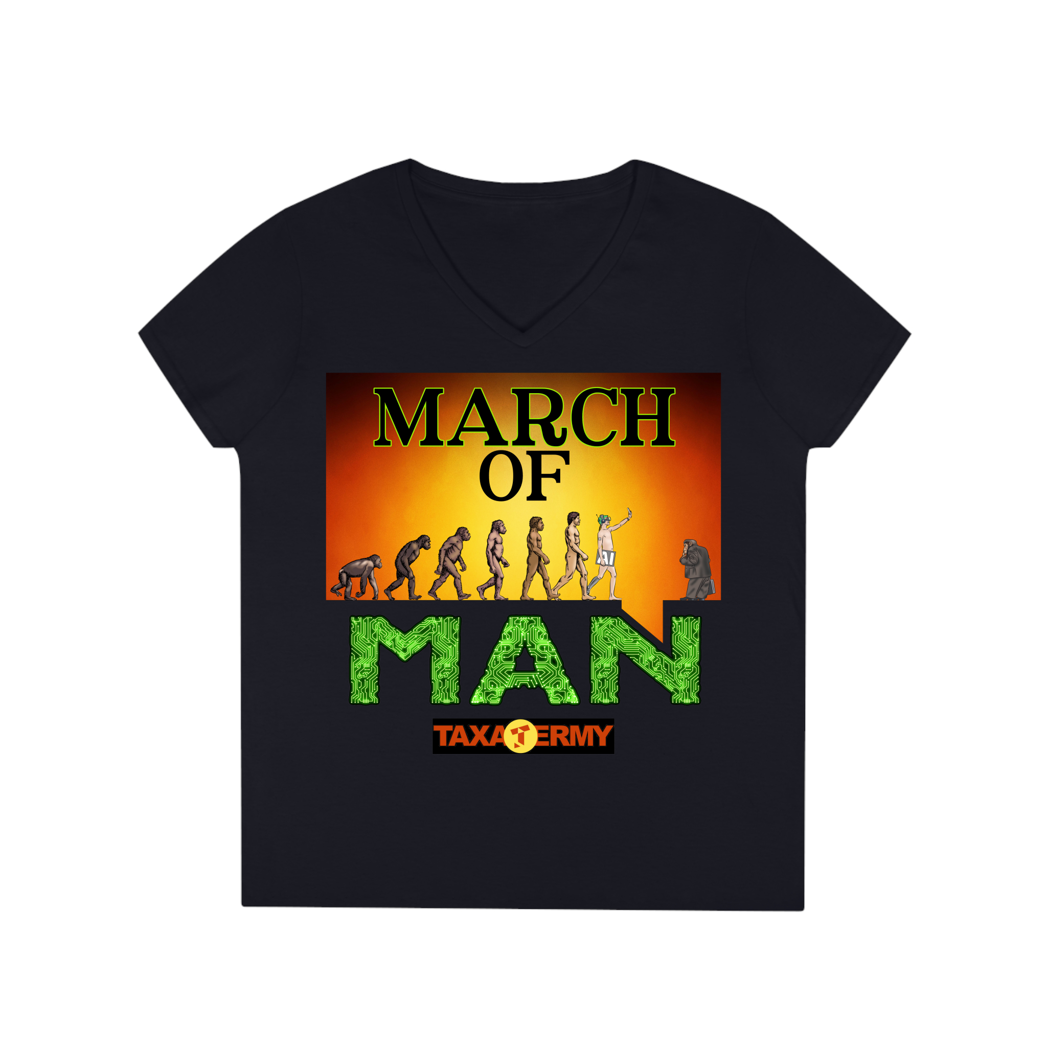 March of Man Ladies V-Neck