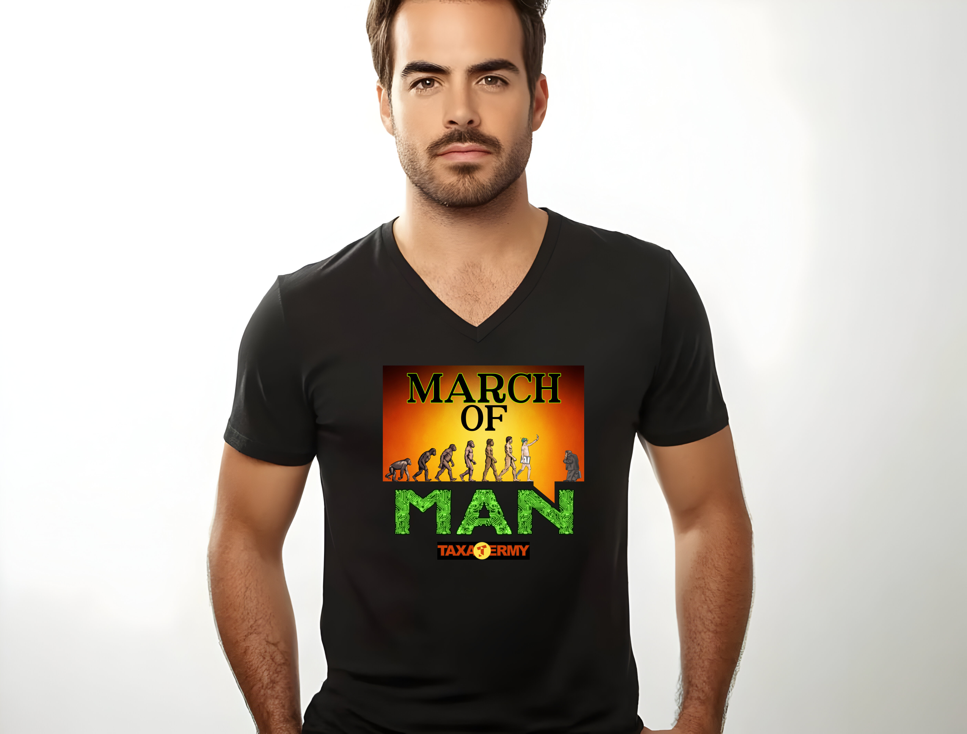 March of Man Unisex V-Neck