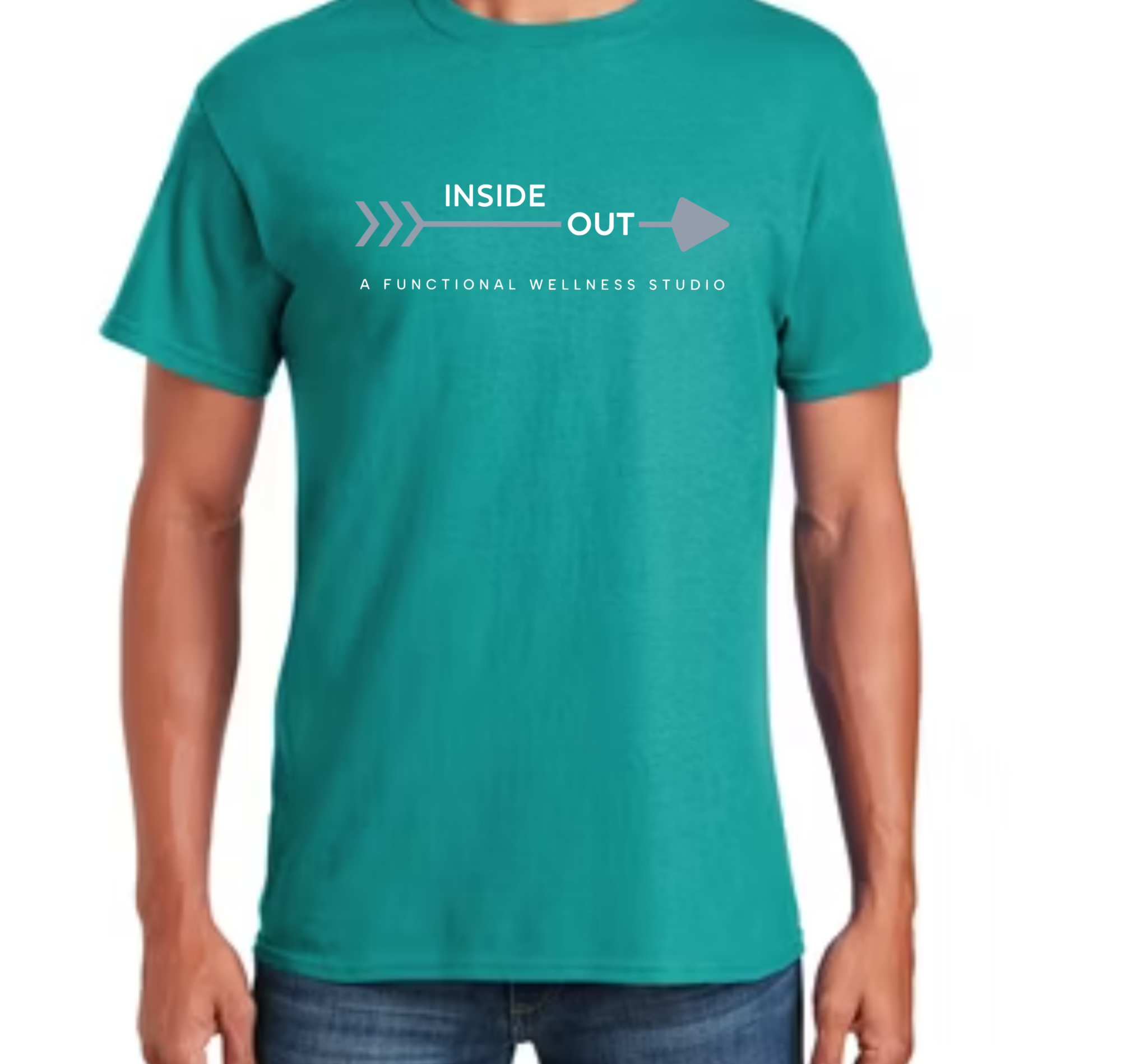 Inside Out Wellness Studio Teal T-Shirt