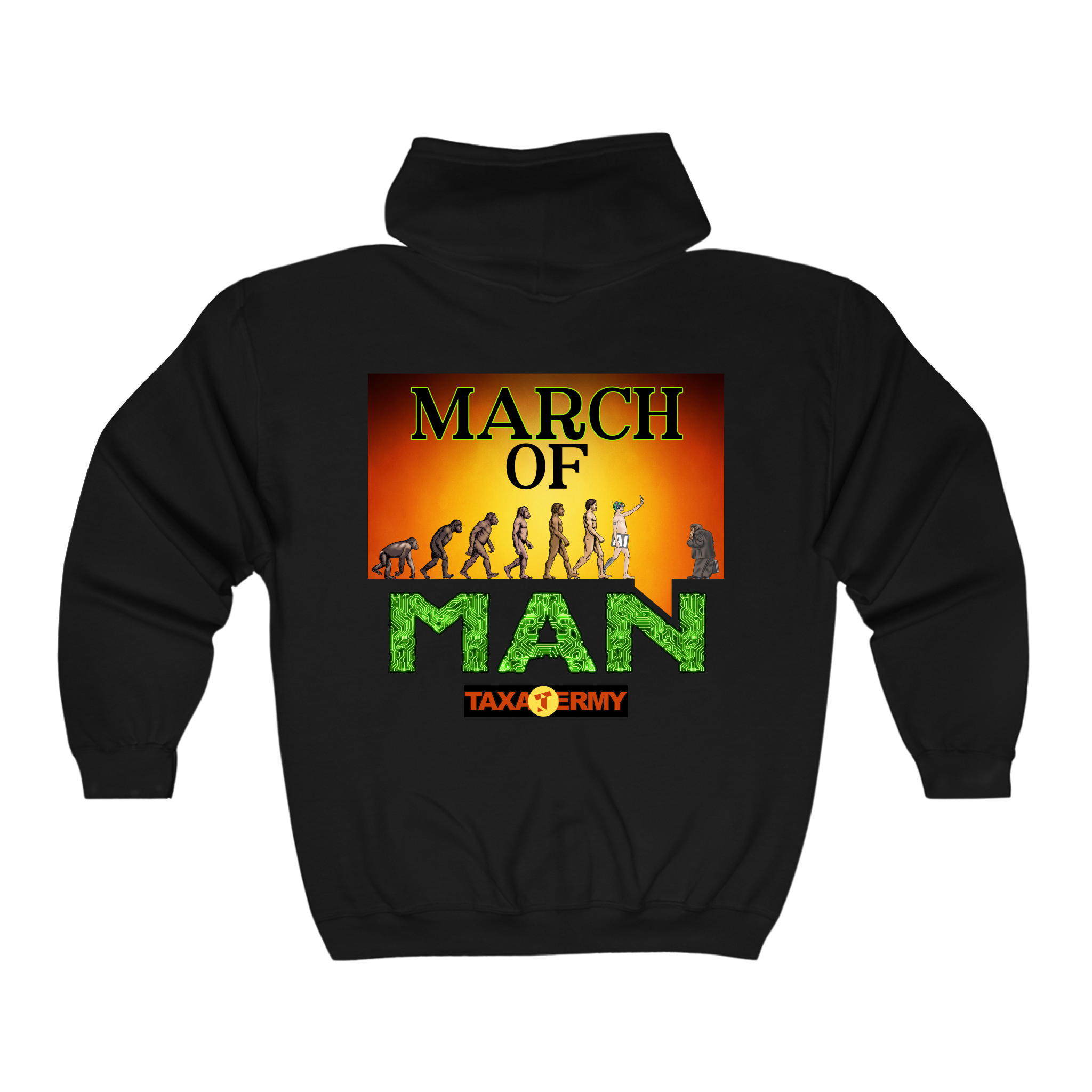 March of Man Zip up Hoodie